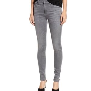 Citizens of Humanity Avedon Skinny Jeans Denim Mid Rise Womens 30 Stretch Grey